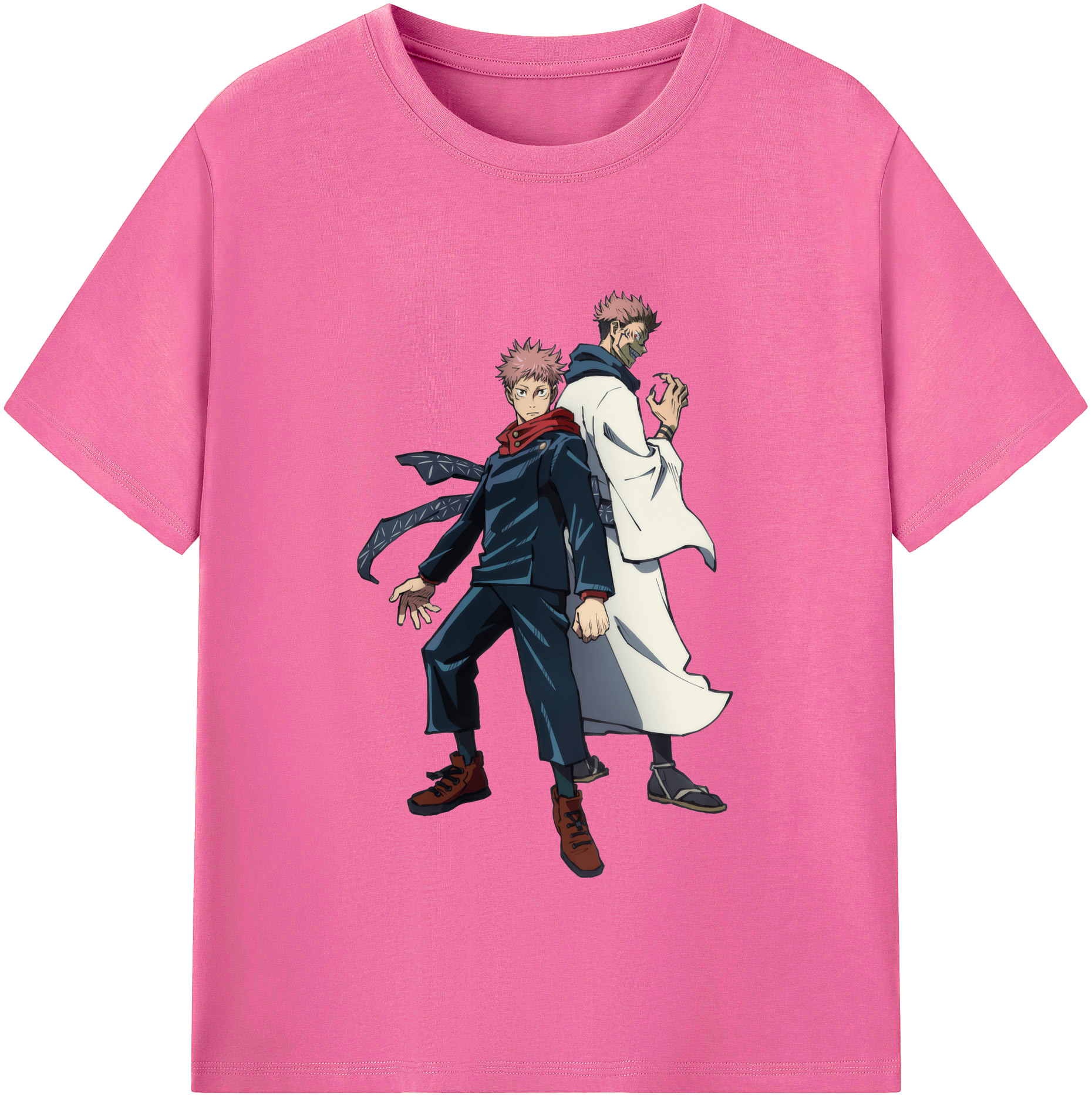 （画像用） 呪術廻戦 Jujutsu Kaisen レディースカジュアルプリントTシャツ（綿100％）